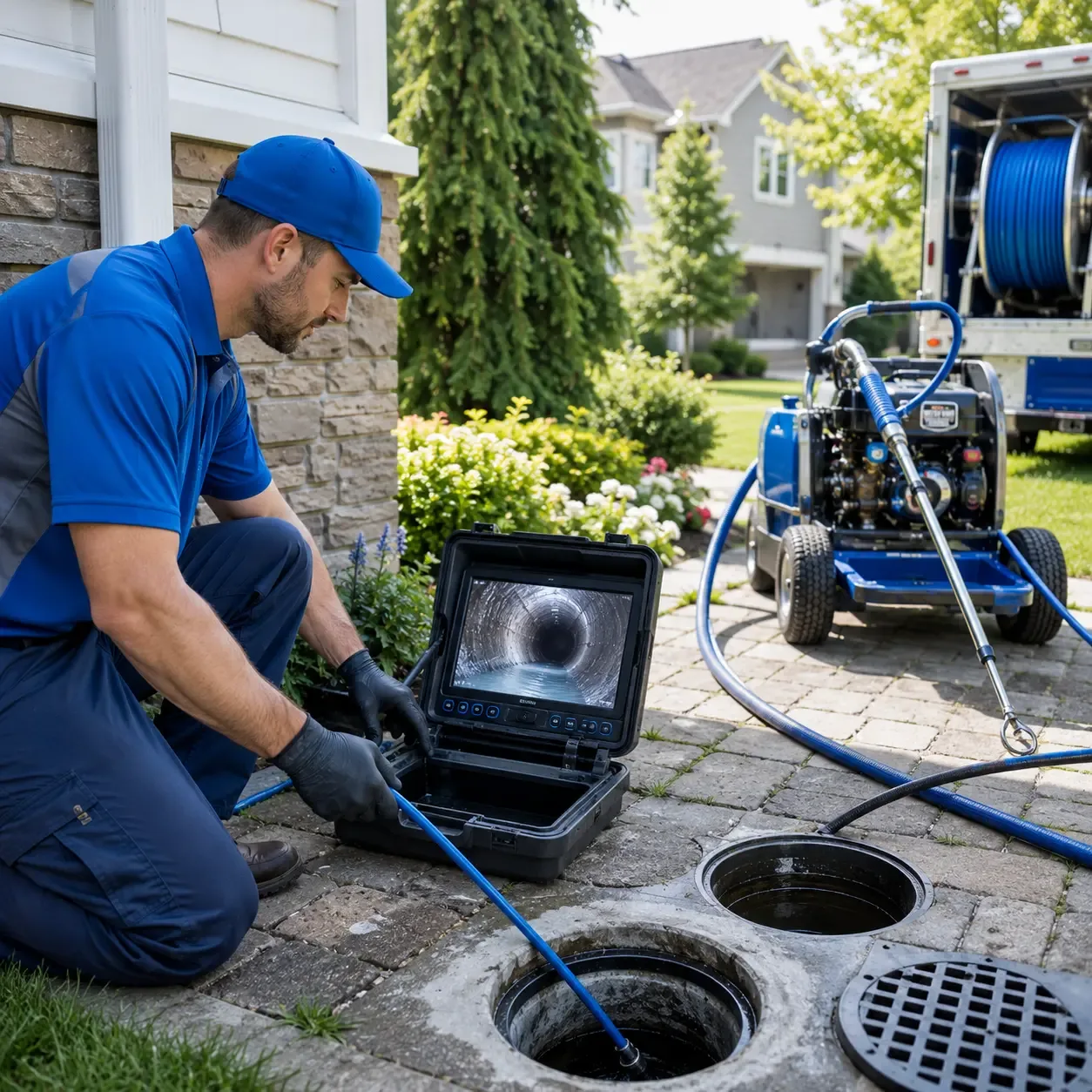 Outdoor drain cleaning professionals serving Norway, ME